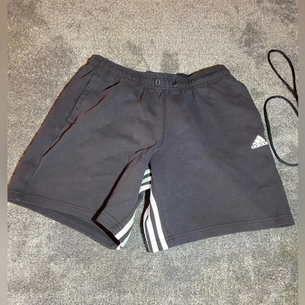 Adidas Black/White‎ Shorts ( L )
